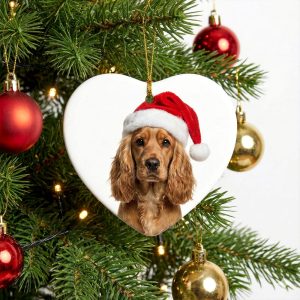 Персонализирано керамично сърце със снимка на твоя любимец